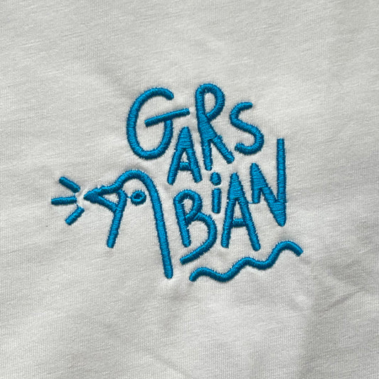 gars bian brode bleu original